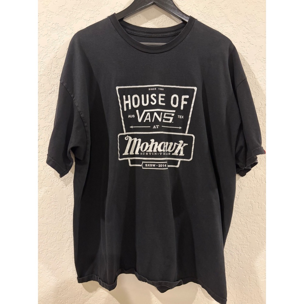 Vans House of Vans Mohawk Austin SXSW 2014 Graphic T-Shirt Black XXL